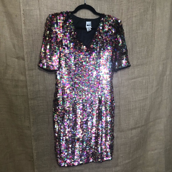 Leslie Fay Dresses & Skirts - Leslie Fay SZ 6 Sparkle Sequin Dress Party Club